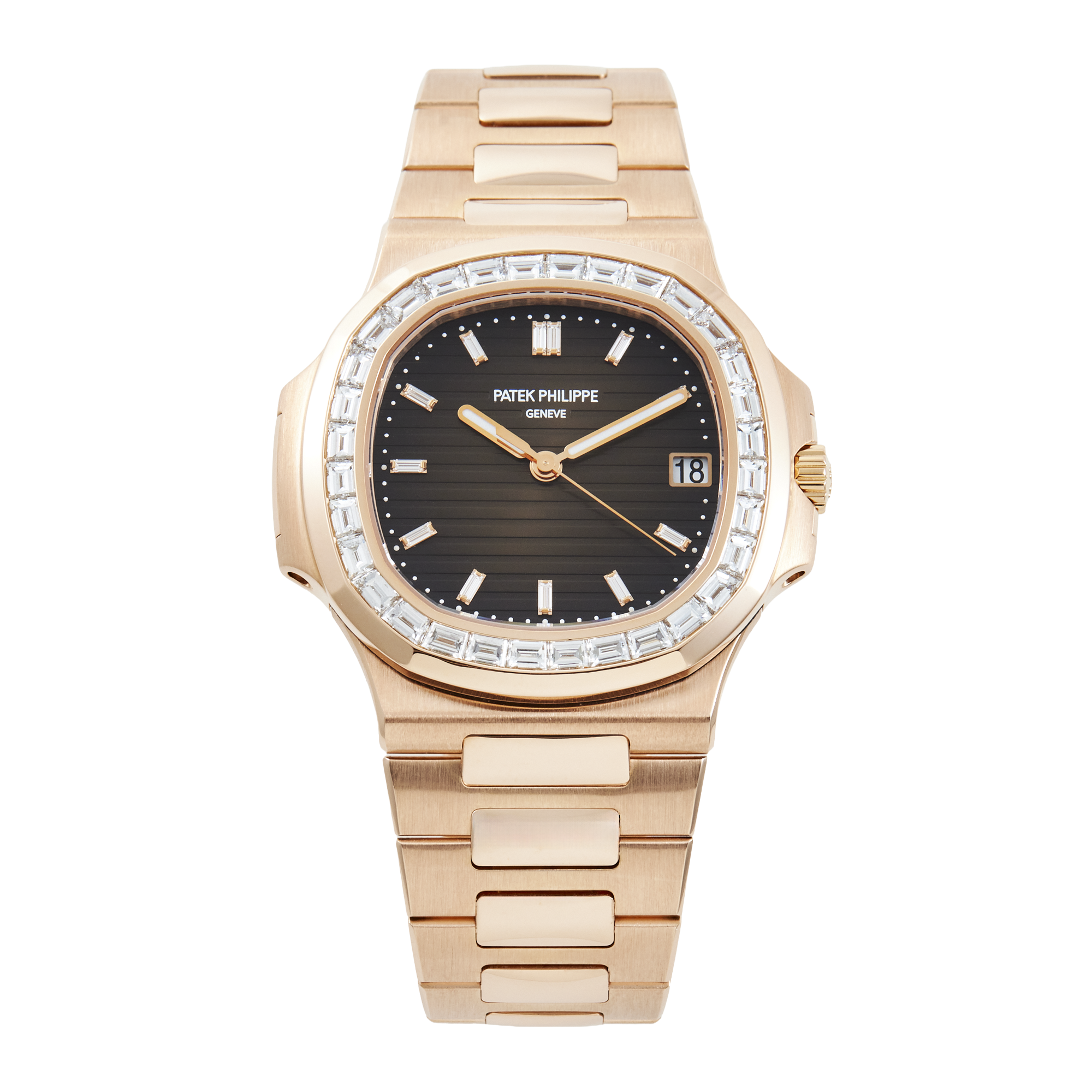 Nautilus Rose Gold Diamond Brown Dial 40mm Product Image