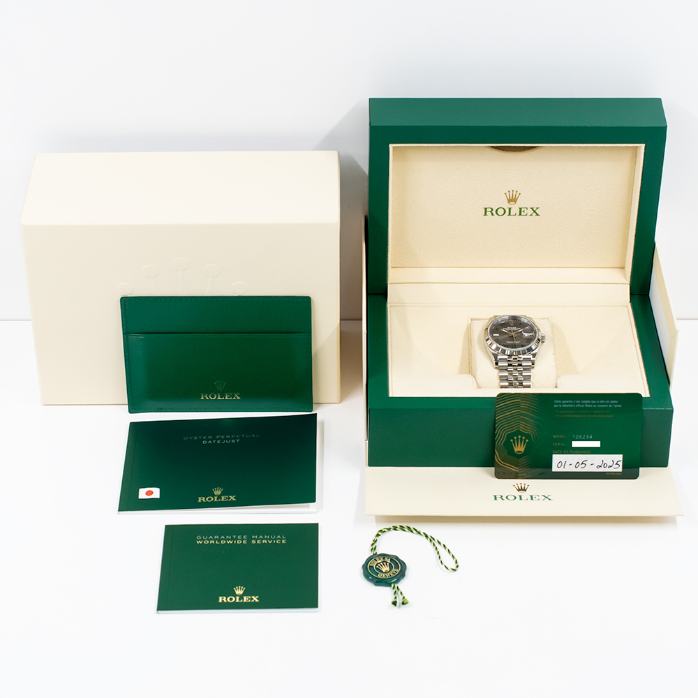 Datejust "Wimbledon" Steel Jubilee Grey Dial 36mm Product Image 10