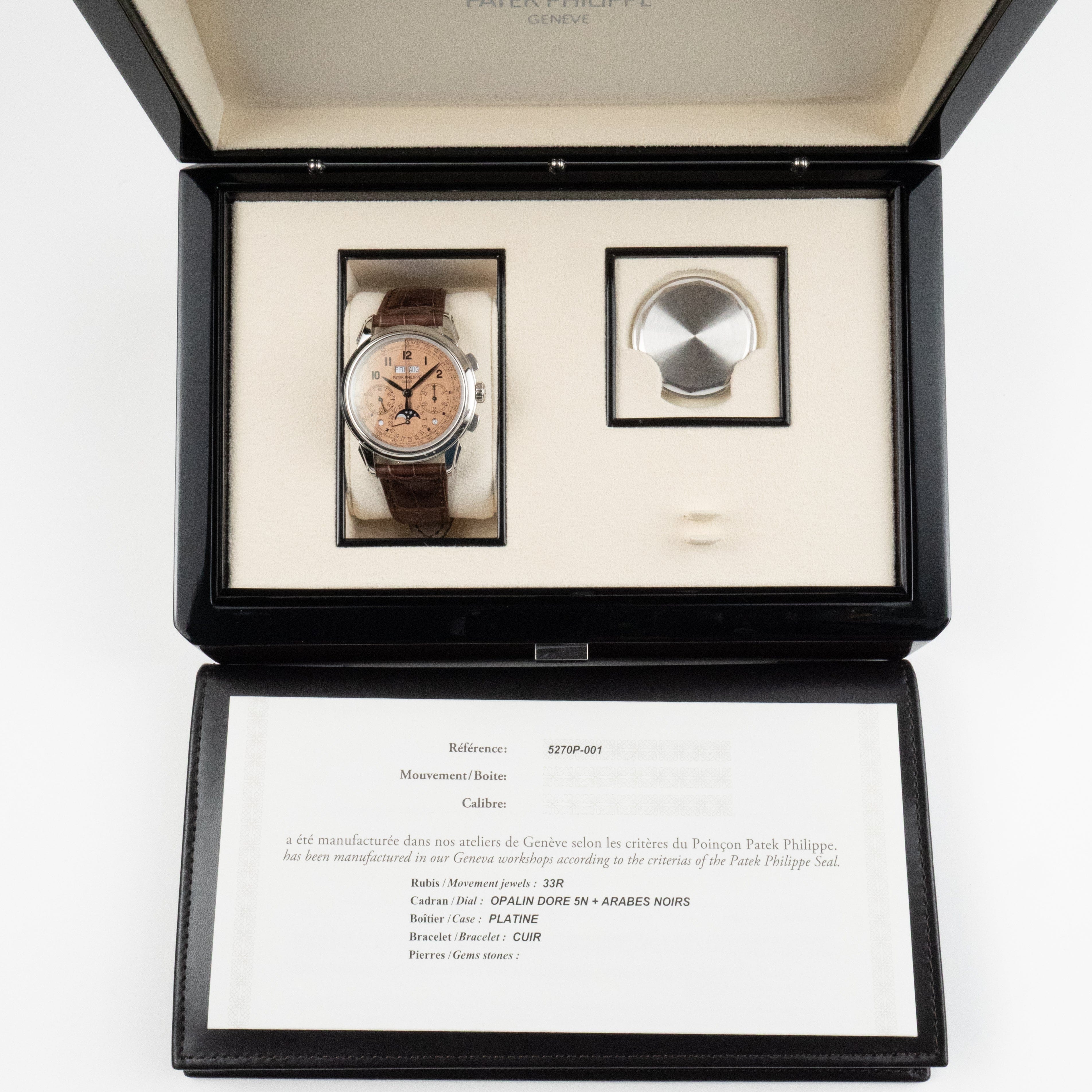 Grand Complications Perpetual Calendar Chronograph Platinum Salmon Dial 41mm Product Image 10