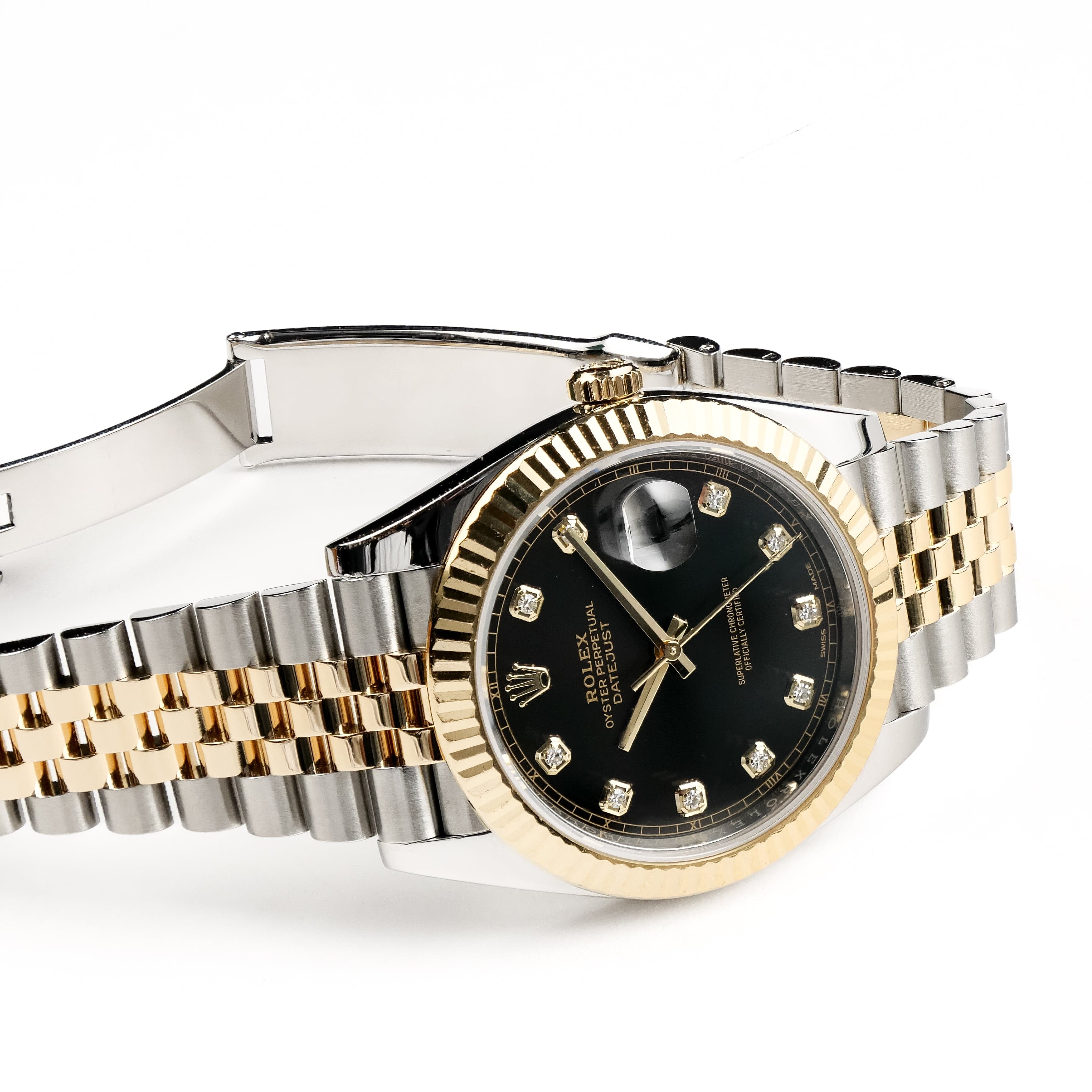 Datejust Yellow Gold & Steel Jubilee Black Dial 41mm Product Image 2