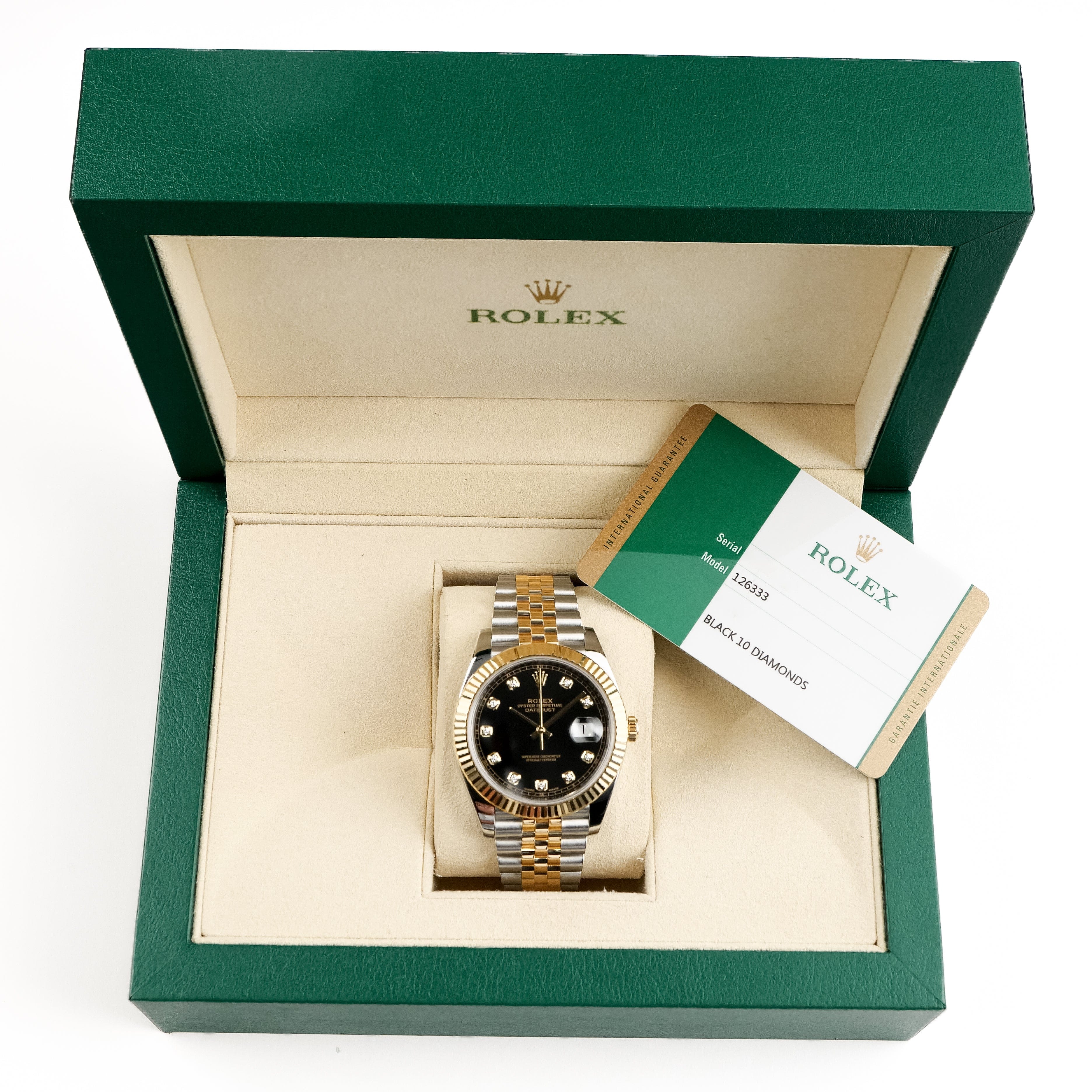 Datejust Yellow Gold & Steel Jubilee Black Dial 41mm Product Image 10