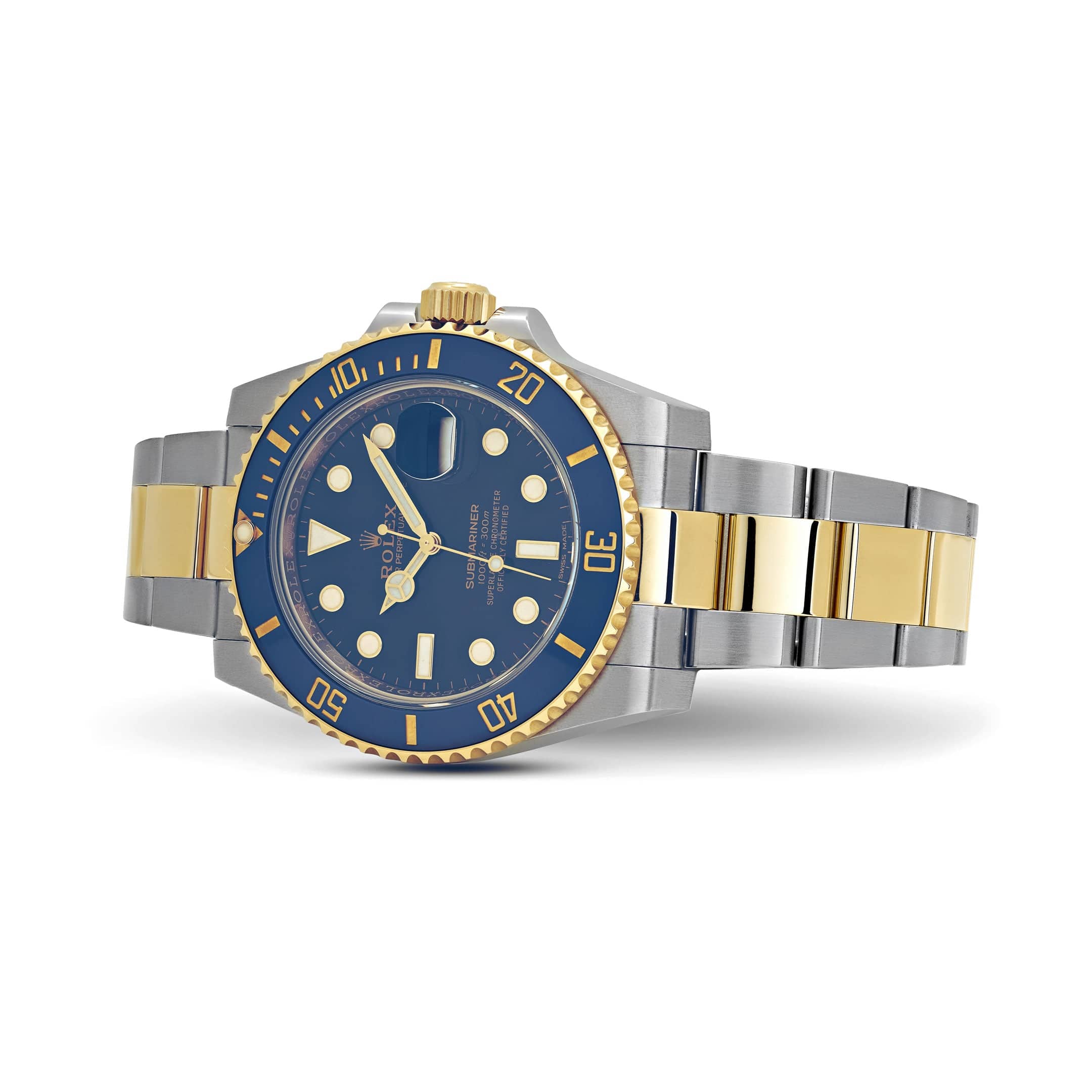 Submariner  Date Yellow Gold & Steel Blue Dial 41mm Product Image 1
