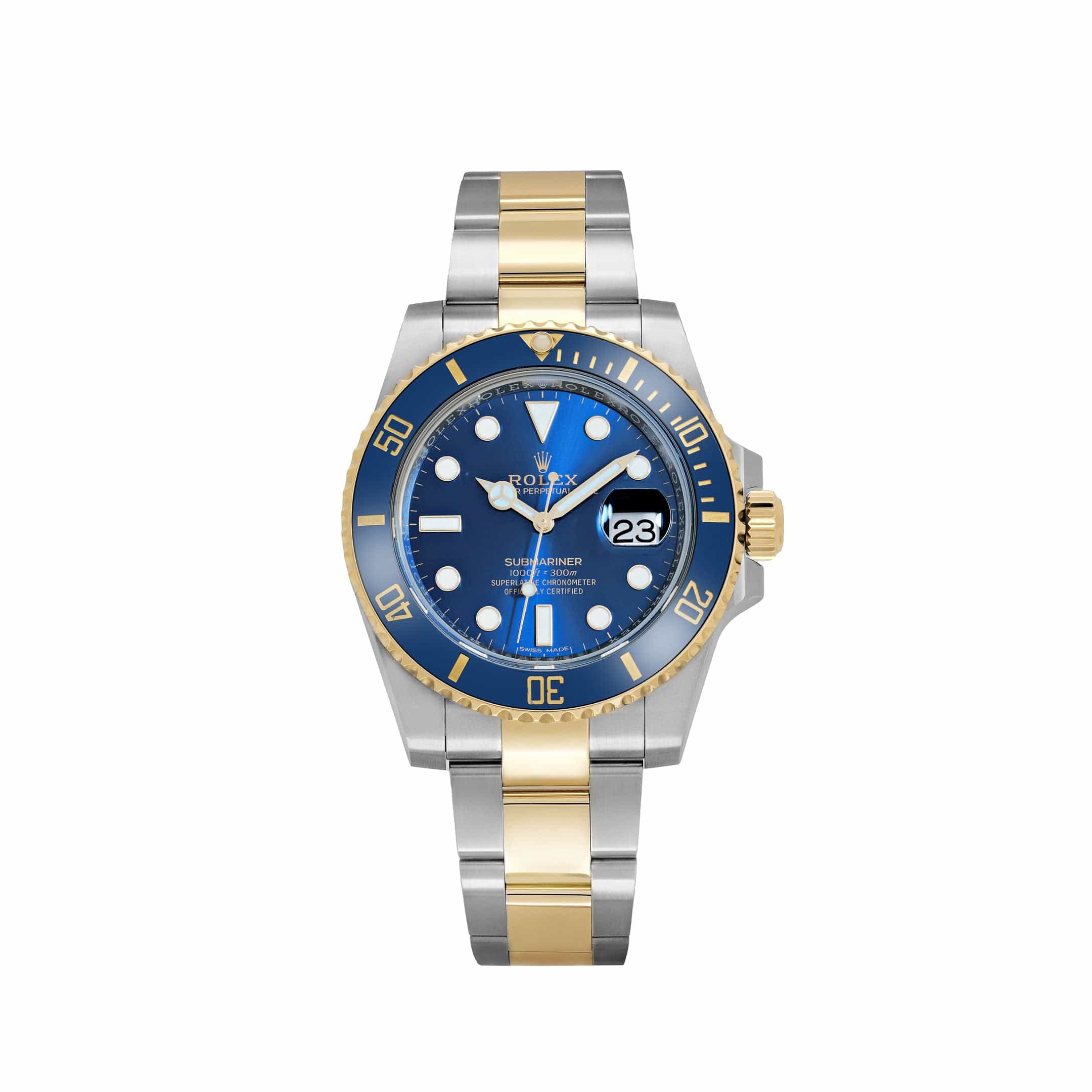 Submariner  Date Yellow Gold & Steel Blue Dial 41mm Product Image 7
