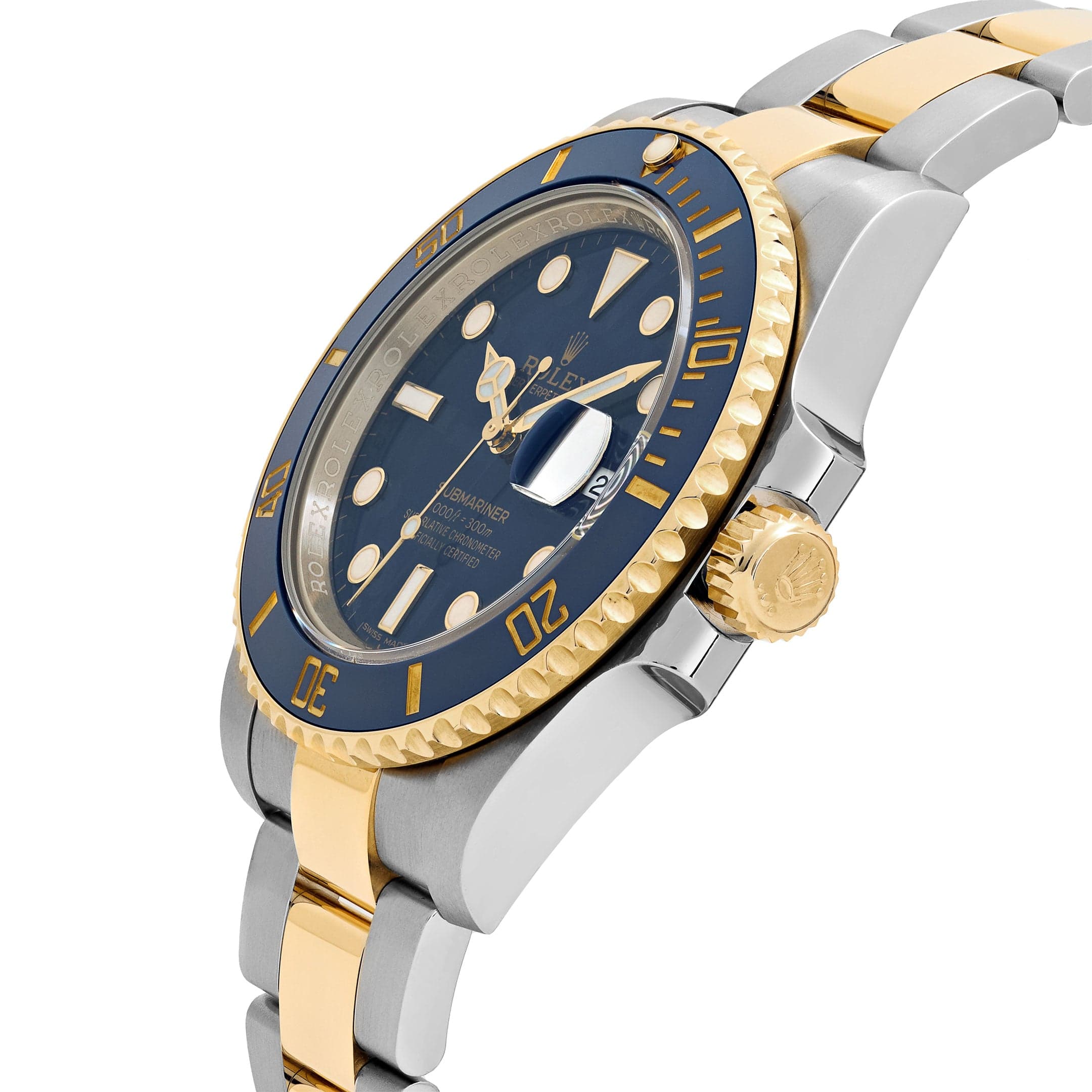 Submariner  Date Yellow Gold & Steel Blue Dial 41mm Product Image 3