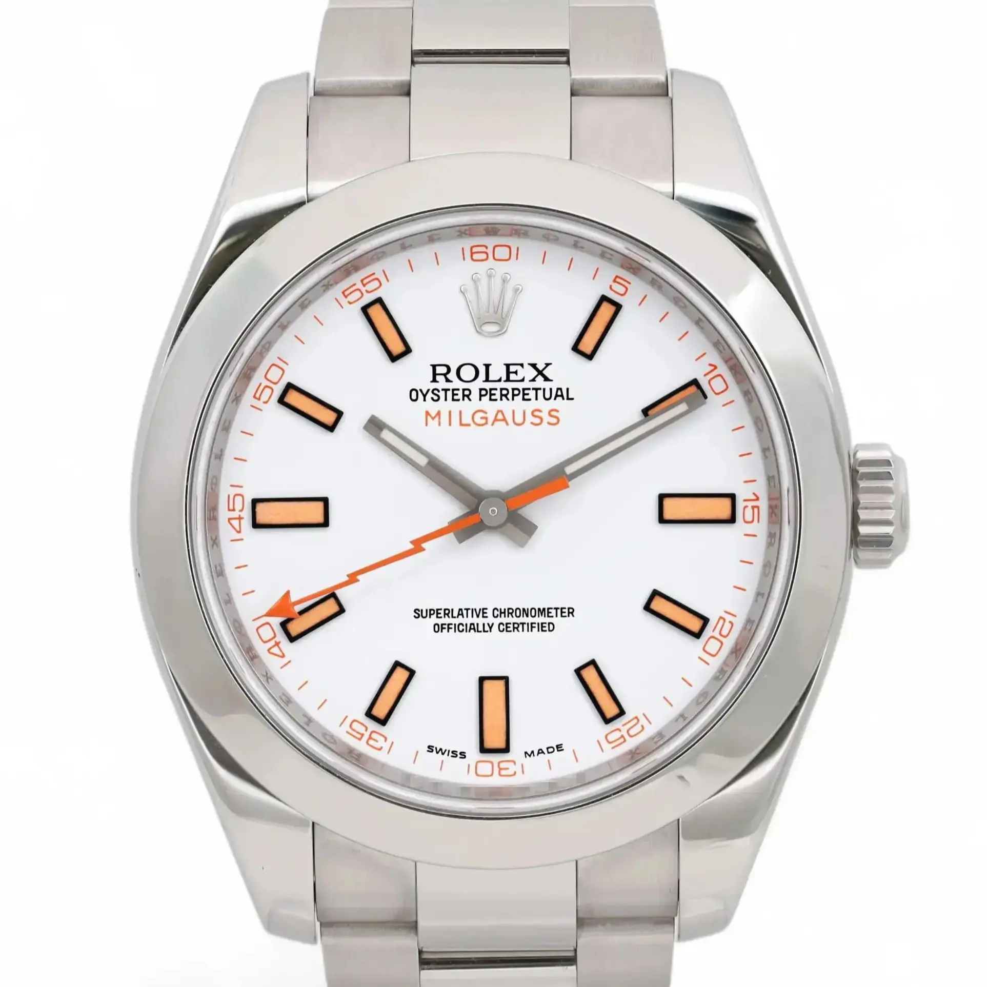 Milgauss Steel White Dial 40mm Product Image 2