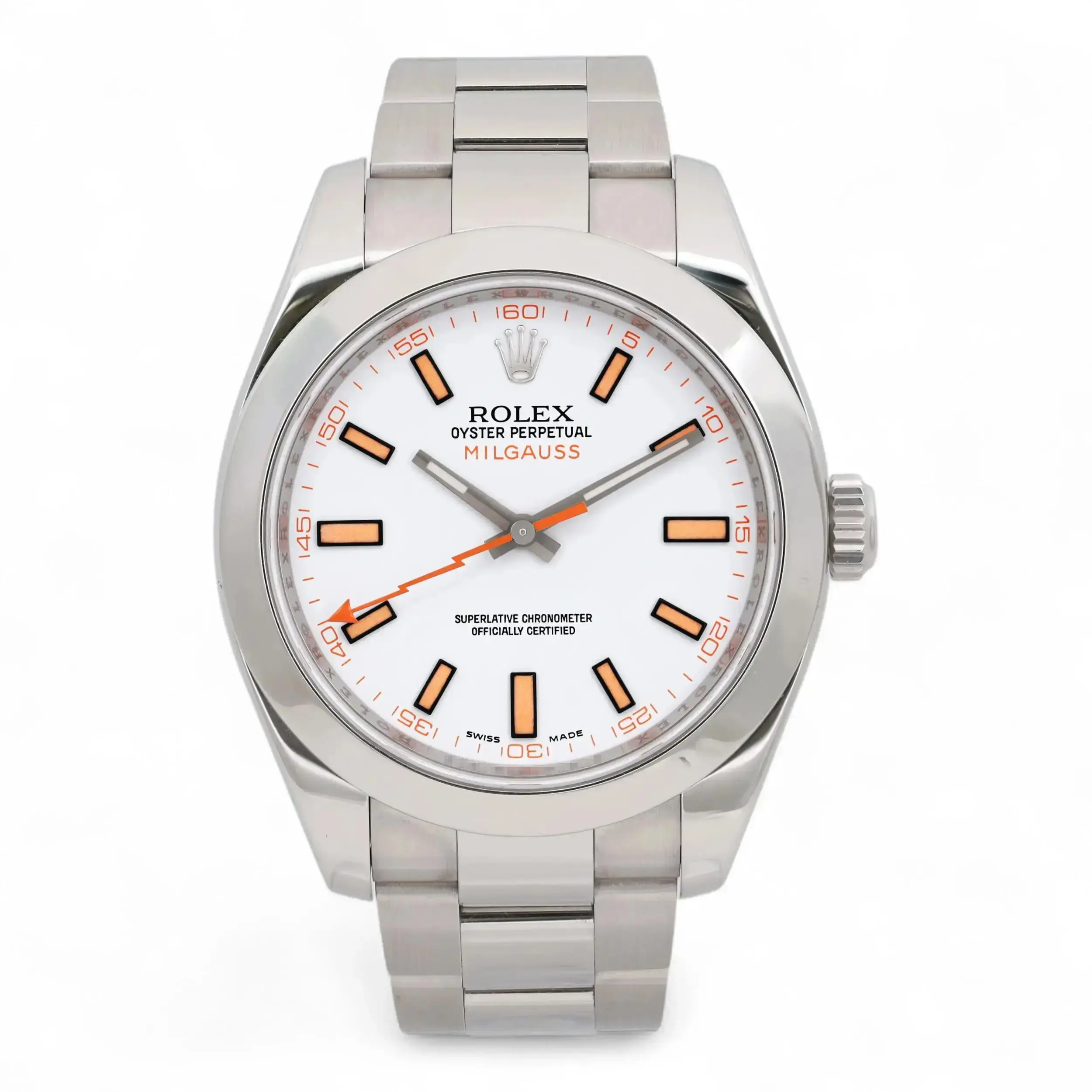 Milgauss Steel White Dial 40mm Product Image 1