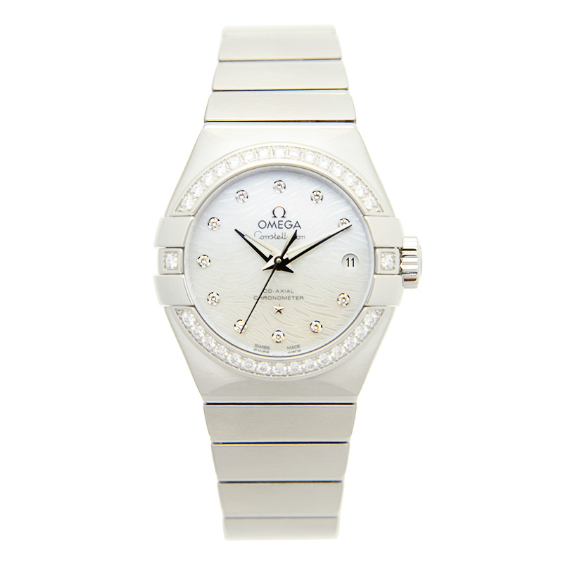 Constellation Steel Diamond Mother of Pearl Dial 27mm Product Image 1