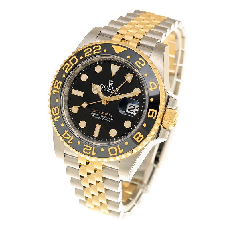 GMT-Master II Yellow Gold & Steel Jubilee Black Dial 40mm Product Image 2