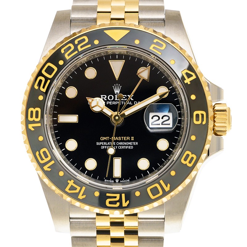 GMT-Master II Yellow Gold & Steel Jubilee Black Dial 40mm Product Image 3
