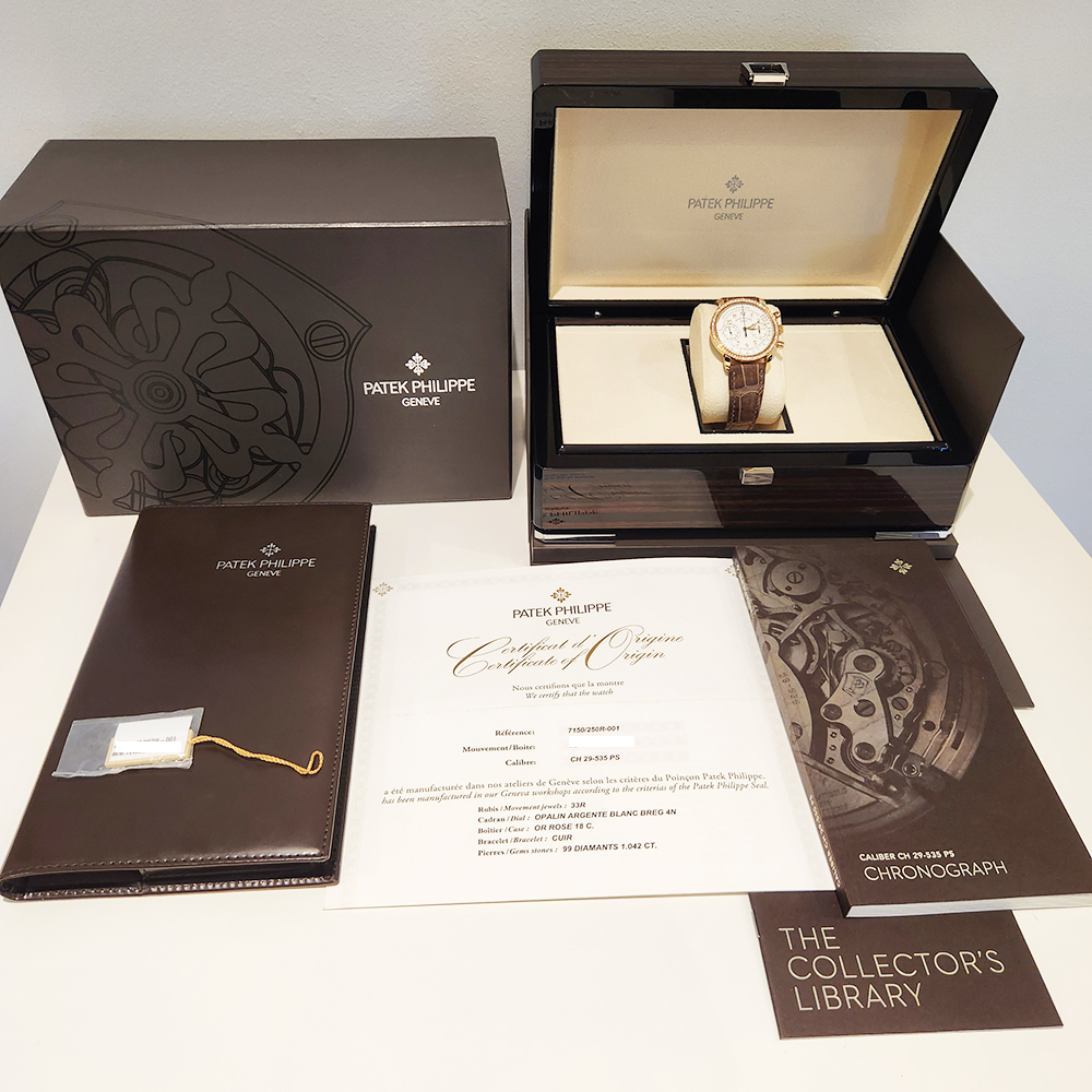 Complications Chronograph Rose Gold Diamond Silver Dial 38mm Product Image 7