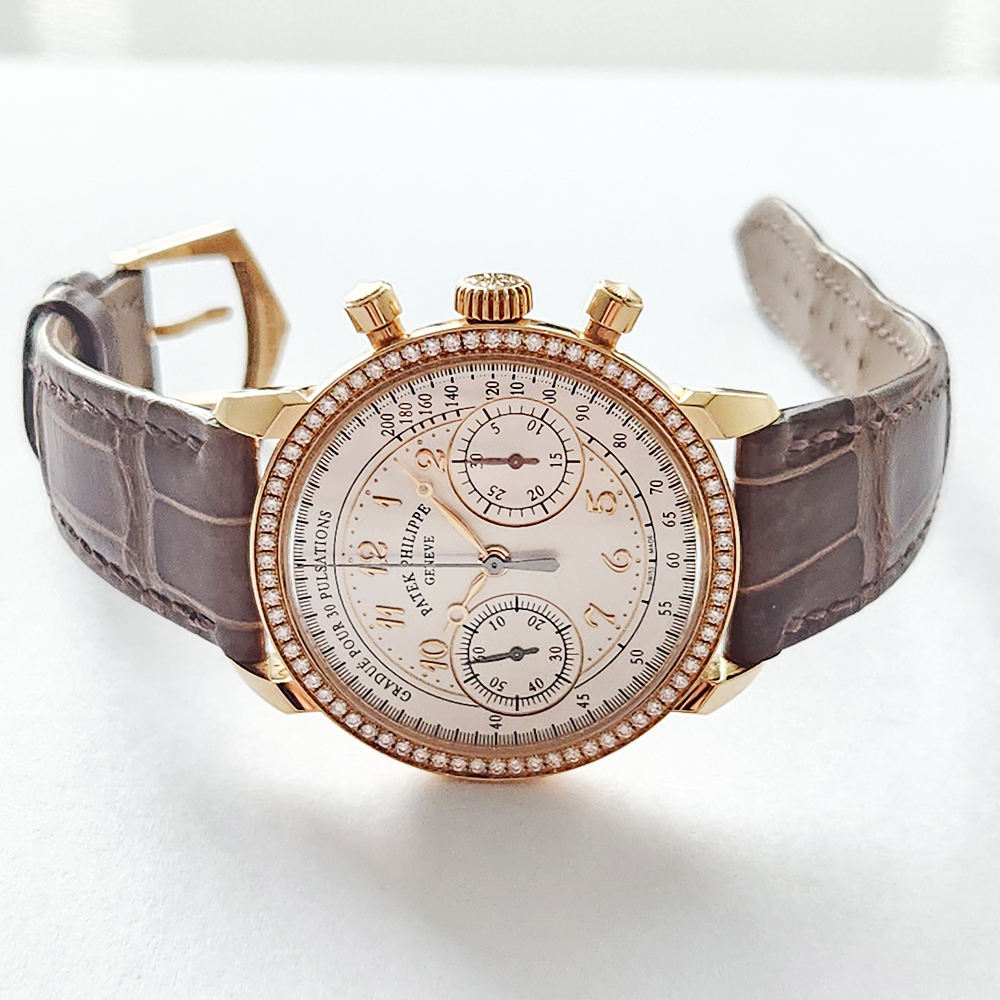 Complications Chronograph Rose Gold Diamond Silver Dial 38mm Product Image 3