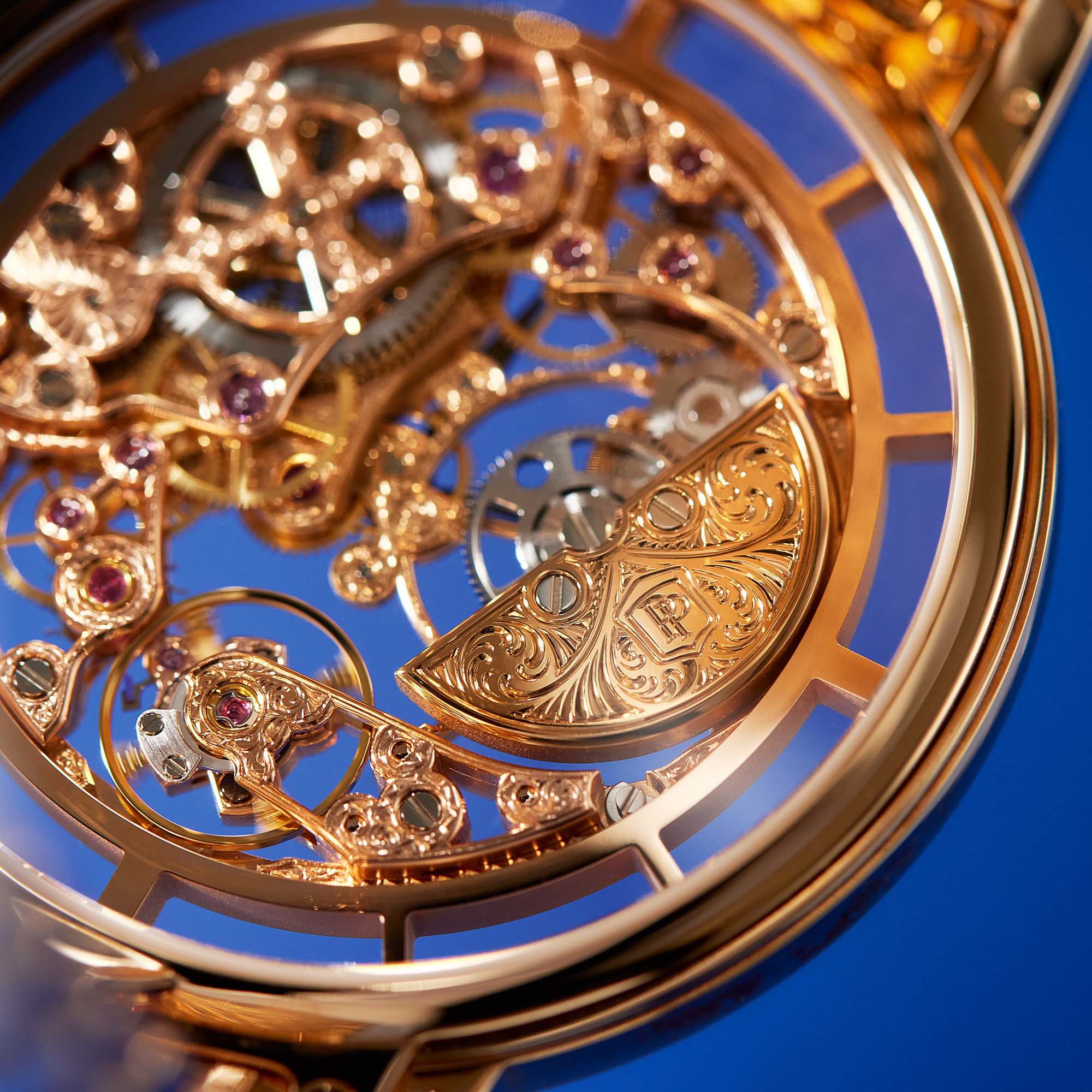 Calatava Rose Gold Skeleton Dial 39mm Product Image