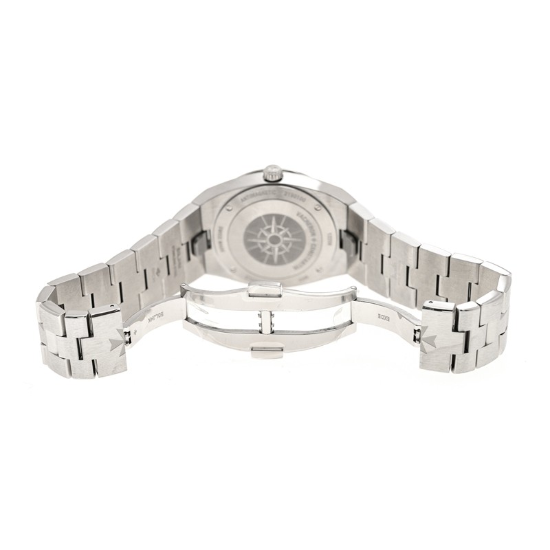 Overseas Quartz Steel Diamond Blue Dial 33mm Product Image 5