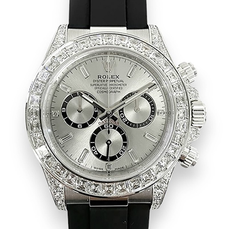 Daytona White Gold Diamond Silver Dial 40mm Product Image 2