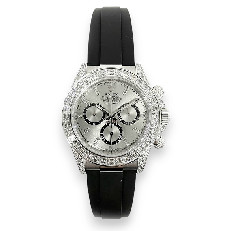 Daytona White Gold Diamond Silver Dial 40mm Product Image 1