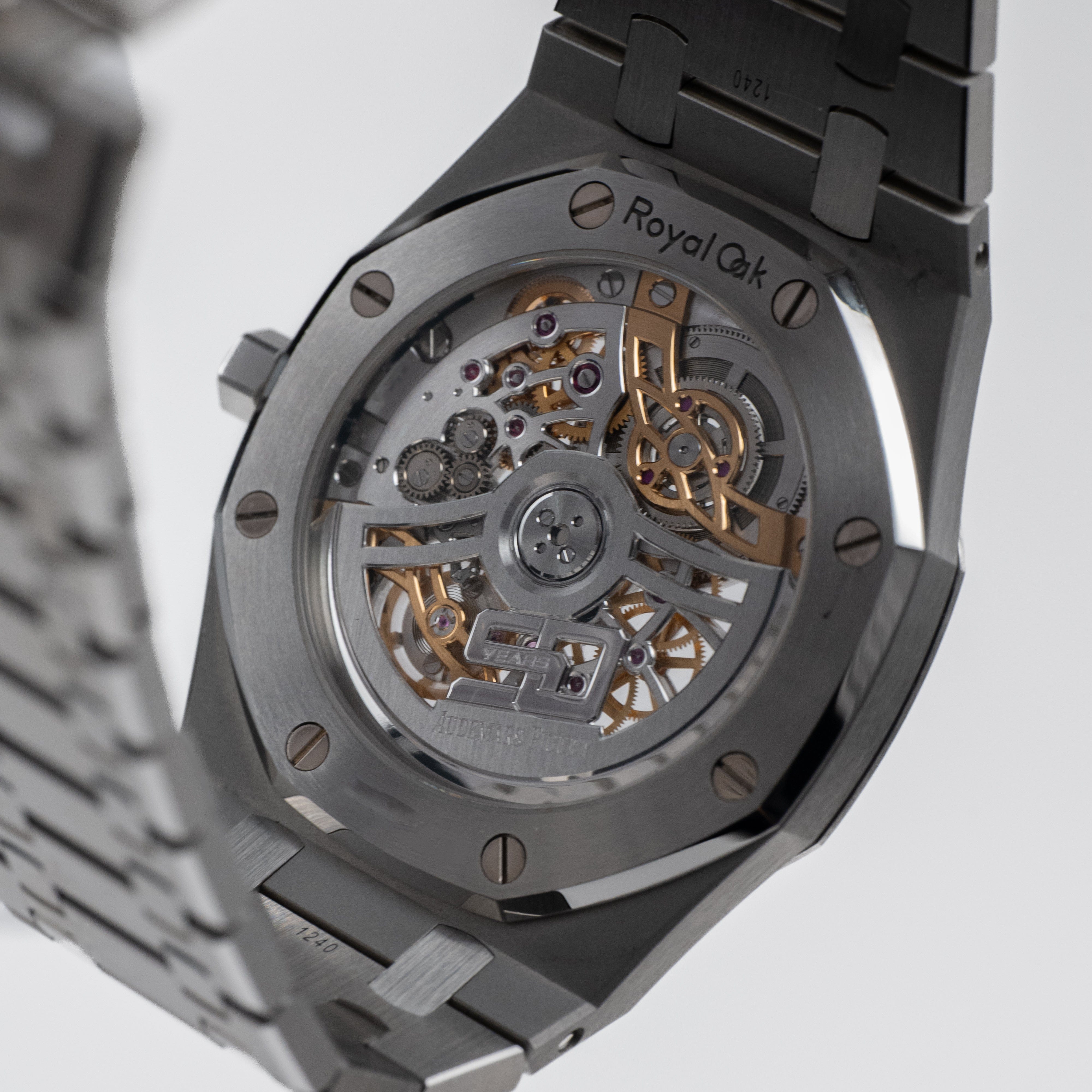 Royal Oak "Jumbo" Extra-Thin "50th Anniversary" Openworked Steel 39mm Product Image 8