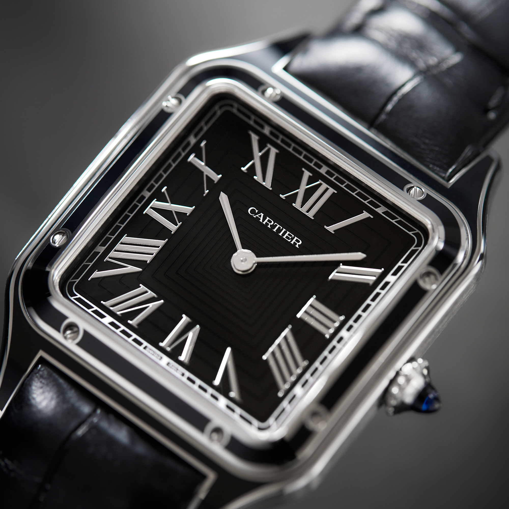 Santos-Dumont Steel Black Dial 31mm Product Image