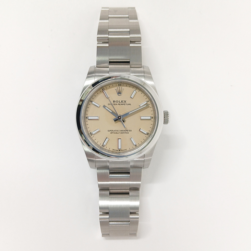 Oyster Perpetual Steel Beige Dial 34mm Product Image 1