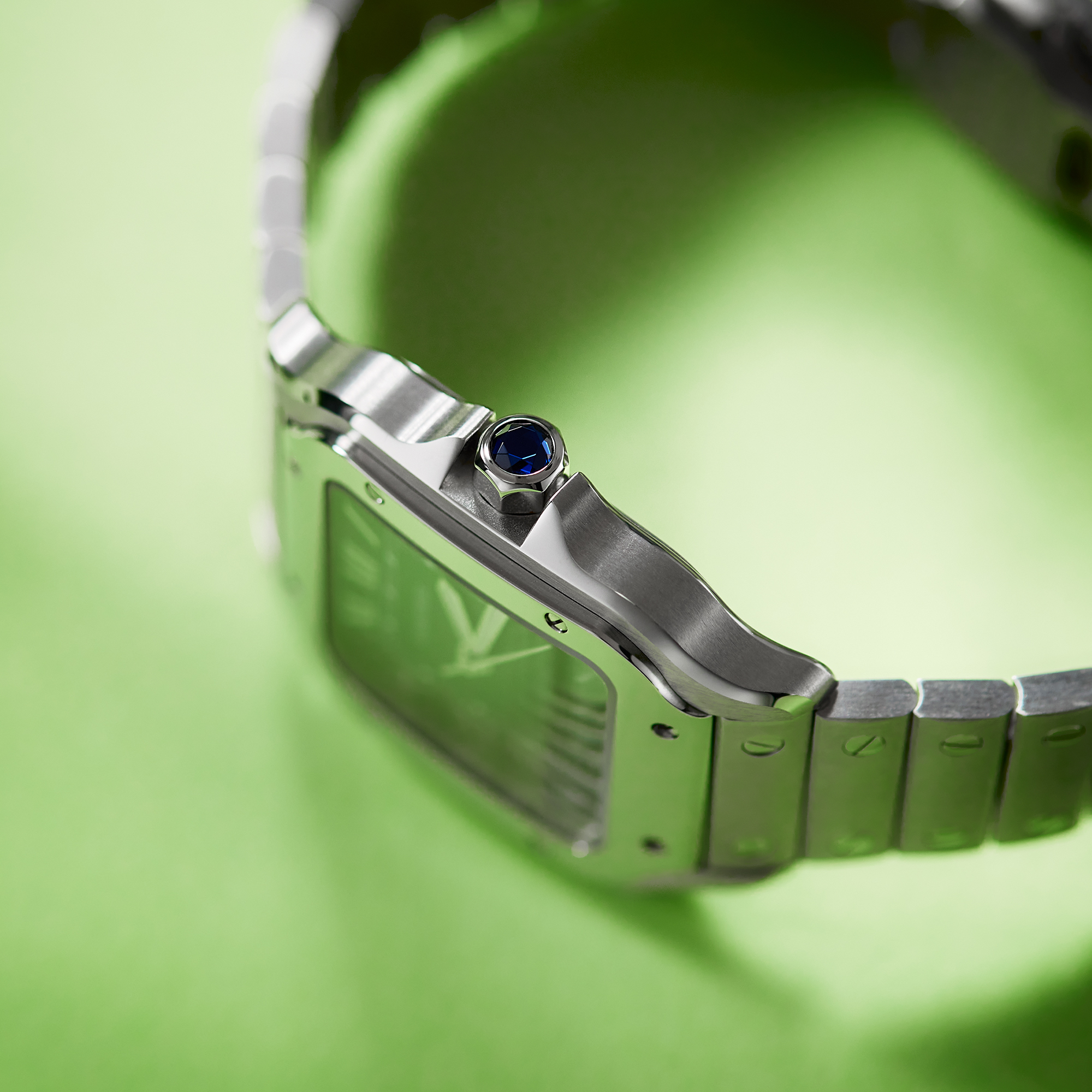 Santos de Cartier Steel Green Dial 35mm Product Image 9