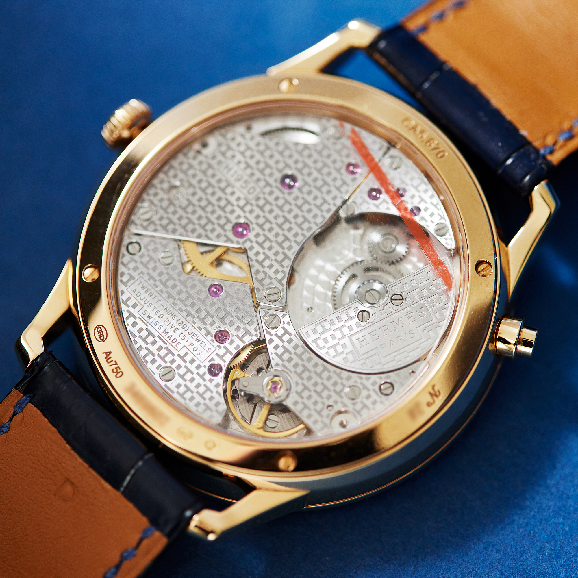 Slim d'Hermès GMT Rose Gold Blue DIal 39mm Product Image