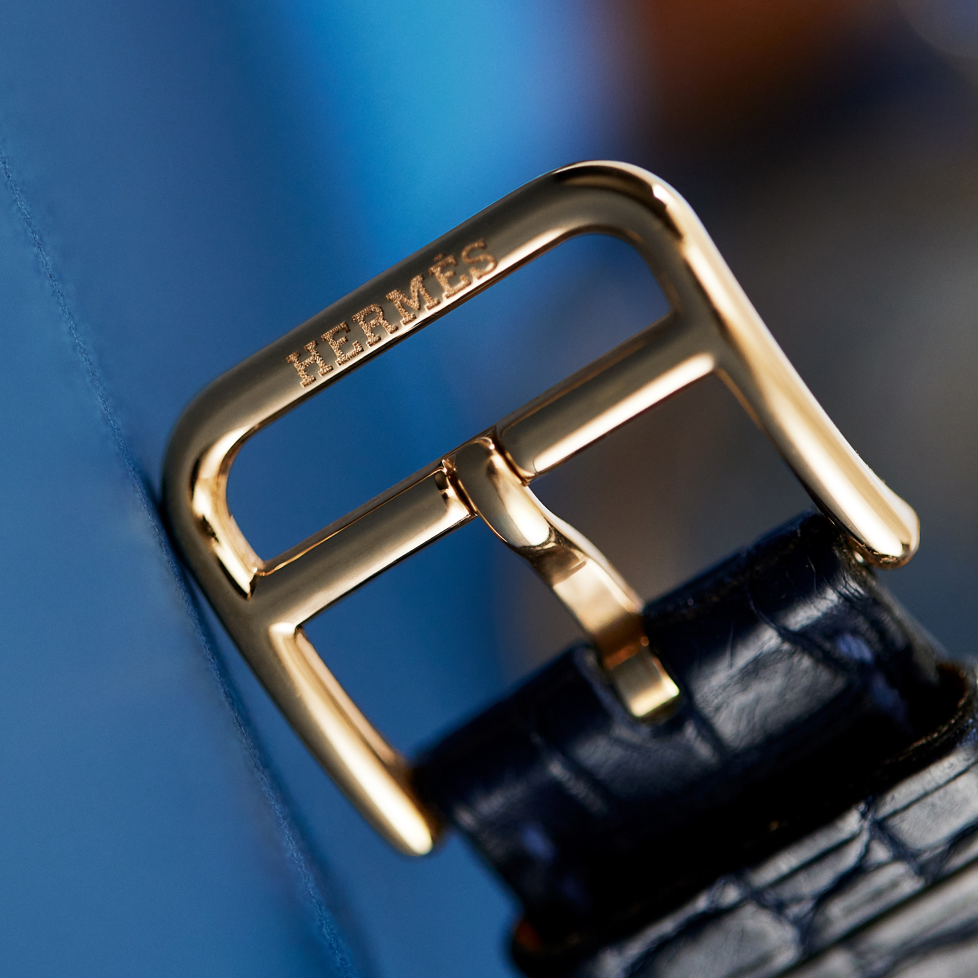 Slim d'Hermès GMT Rose Gold Blue DIal 39mm Product Image