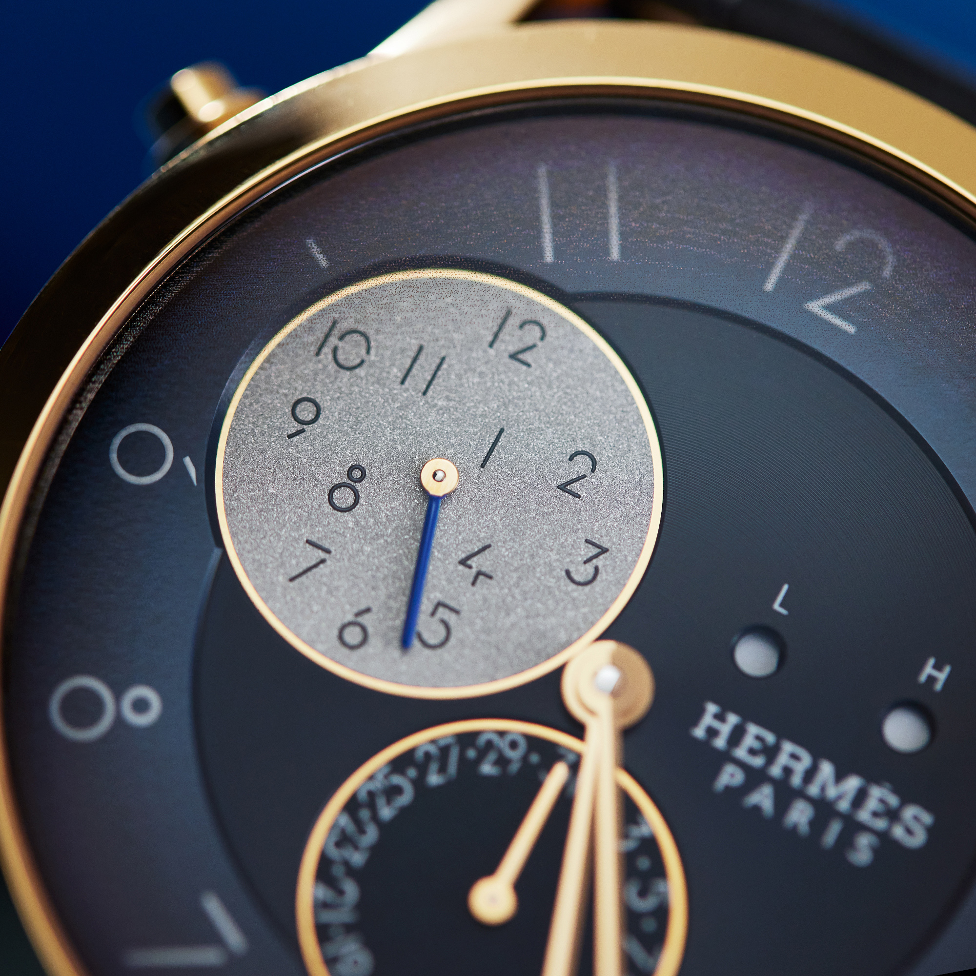 Slim d'Hermès GMT Rose Gold Blue DIal 39mm Product Image