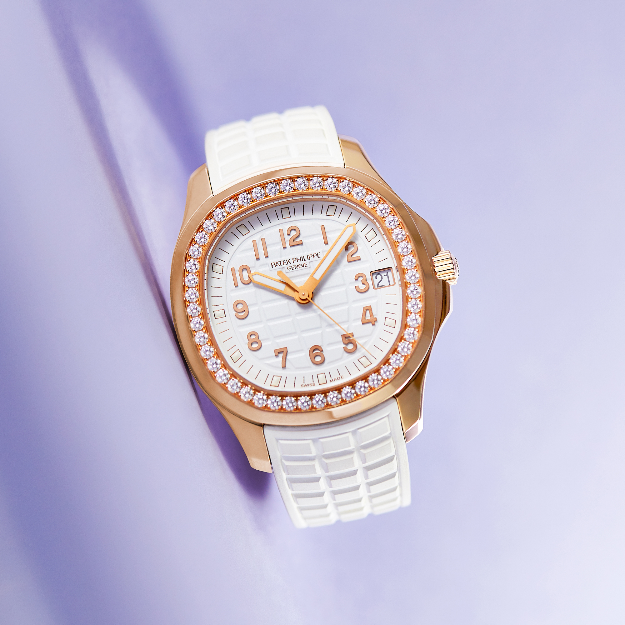 Aquanaut Luce Rose Gold Diamond White Dial 38mm Product Image