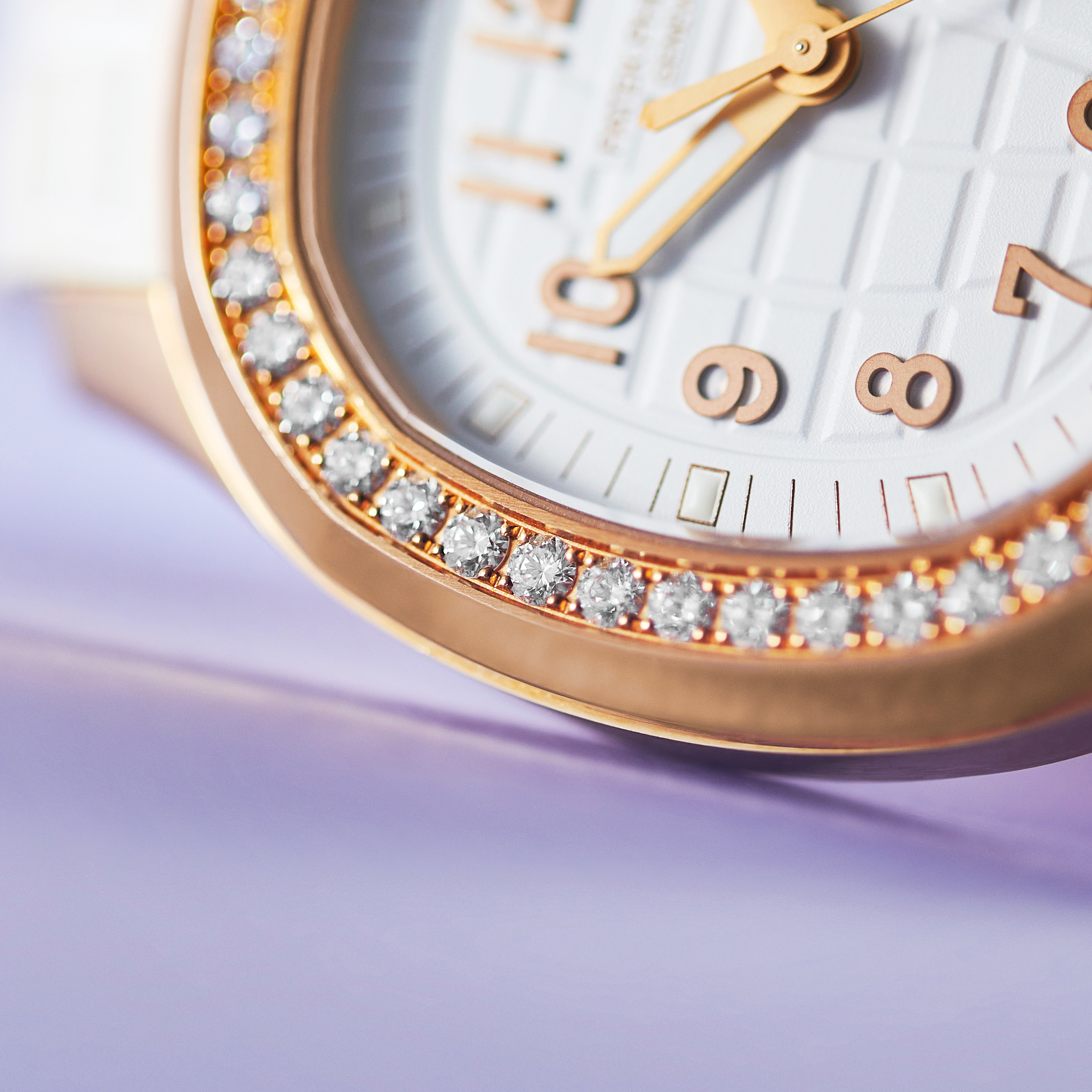 Aquanaut Luce Rose Gold Diamond White Dial 38mm Product Image