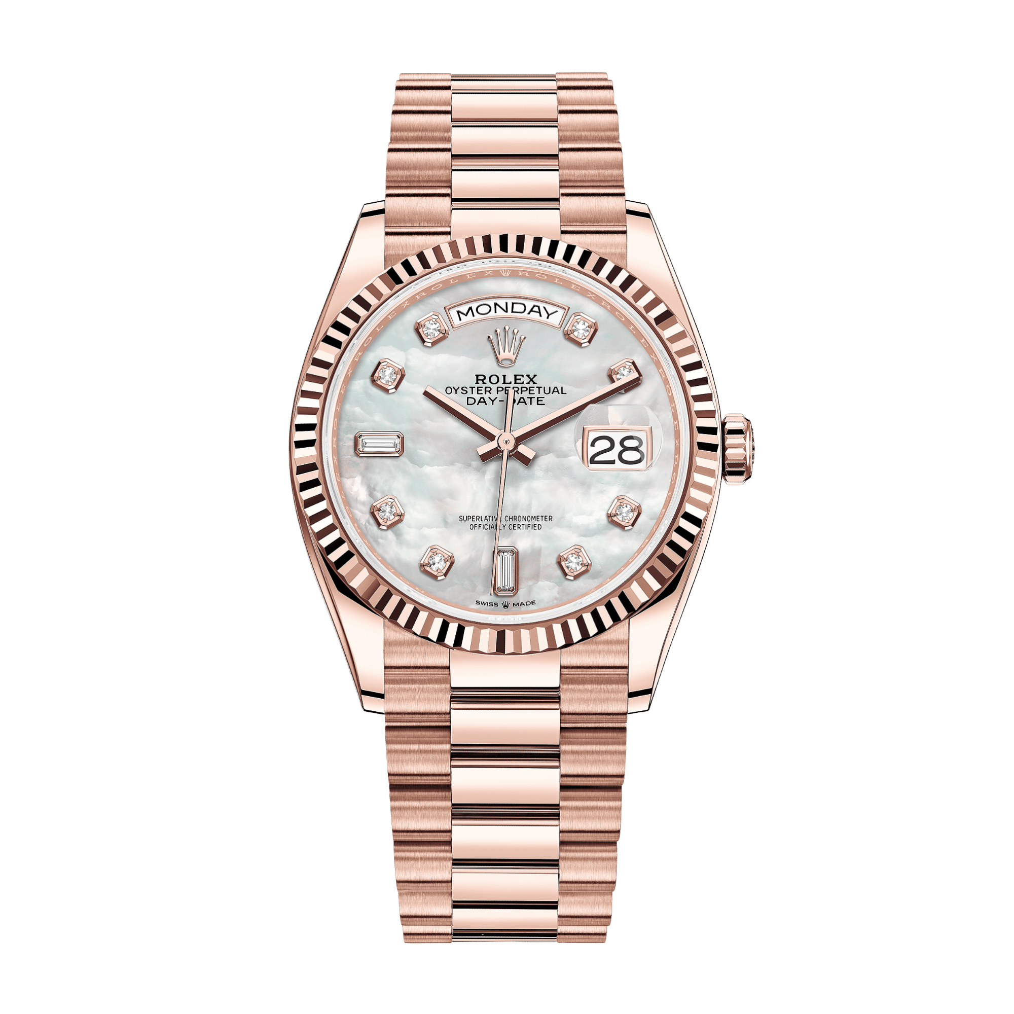 Chanel J12 Premiere Rose Gold Mother of Pearl Dial 20mm H4412