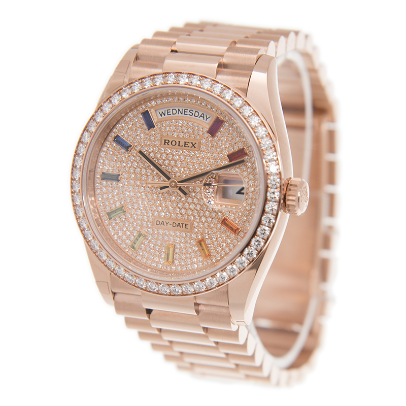 Day-Date Rose Gold Pave Dial 36mm Product Image 2