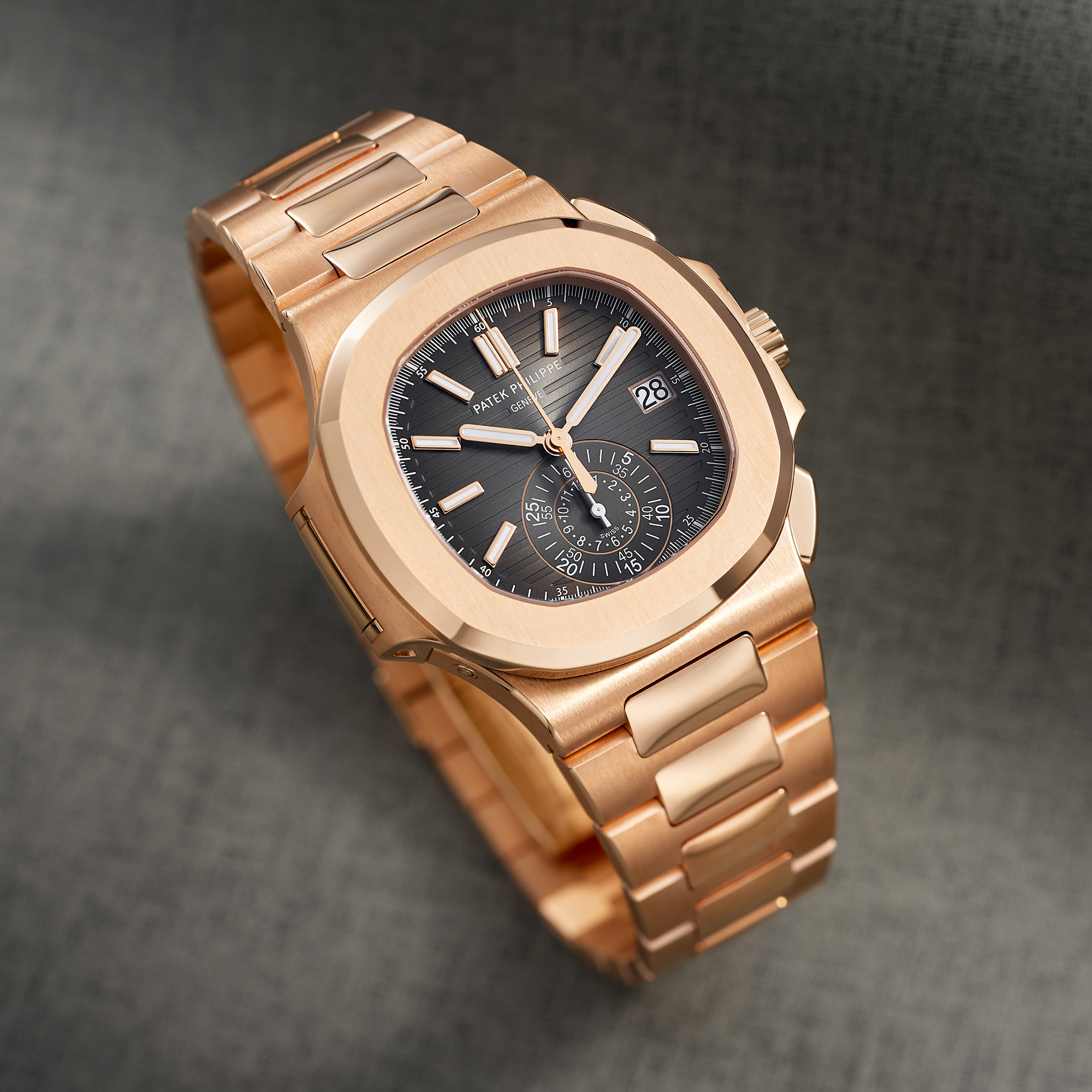 Nautilus Chronograph Rose Gold Black Dial 40mm Product Image