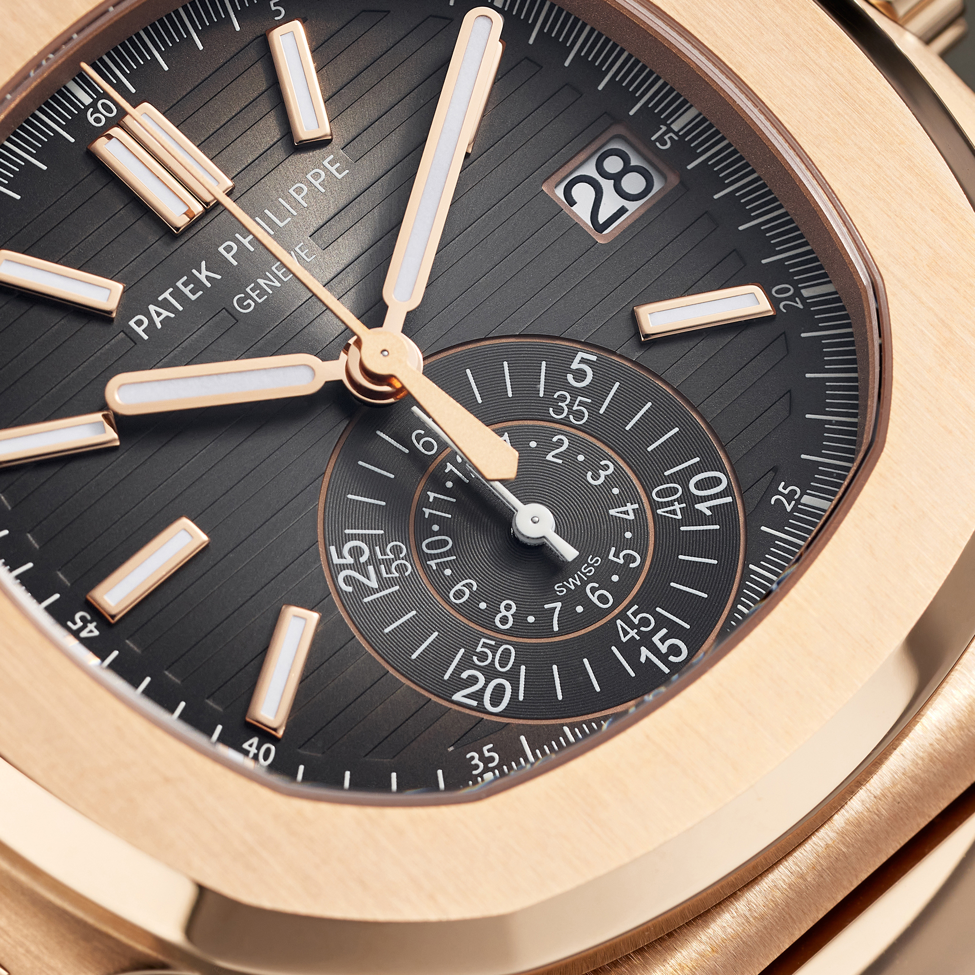 Nautilus Chronograph Rose Gold Black Dial 40mm Product Image
