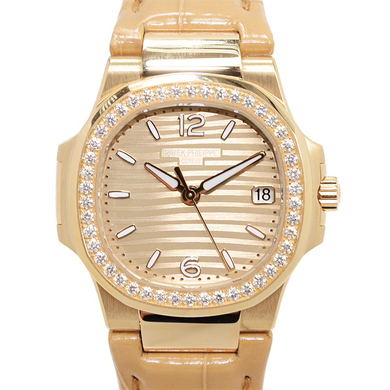 Nautilus Rose Gold Diamond Rose Dial 32mm Product Image 3