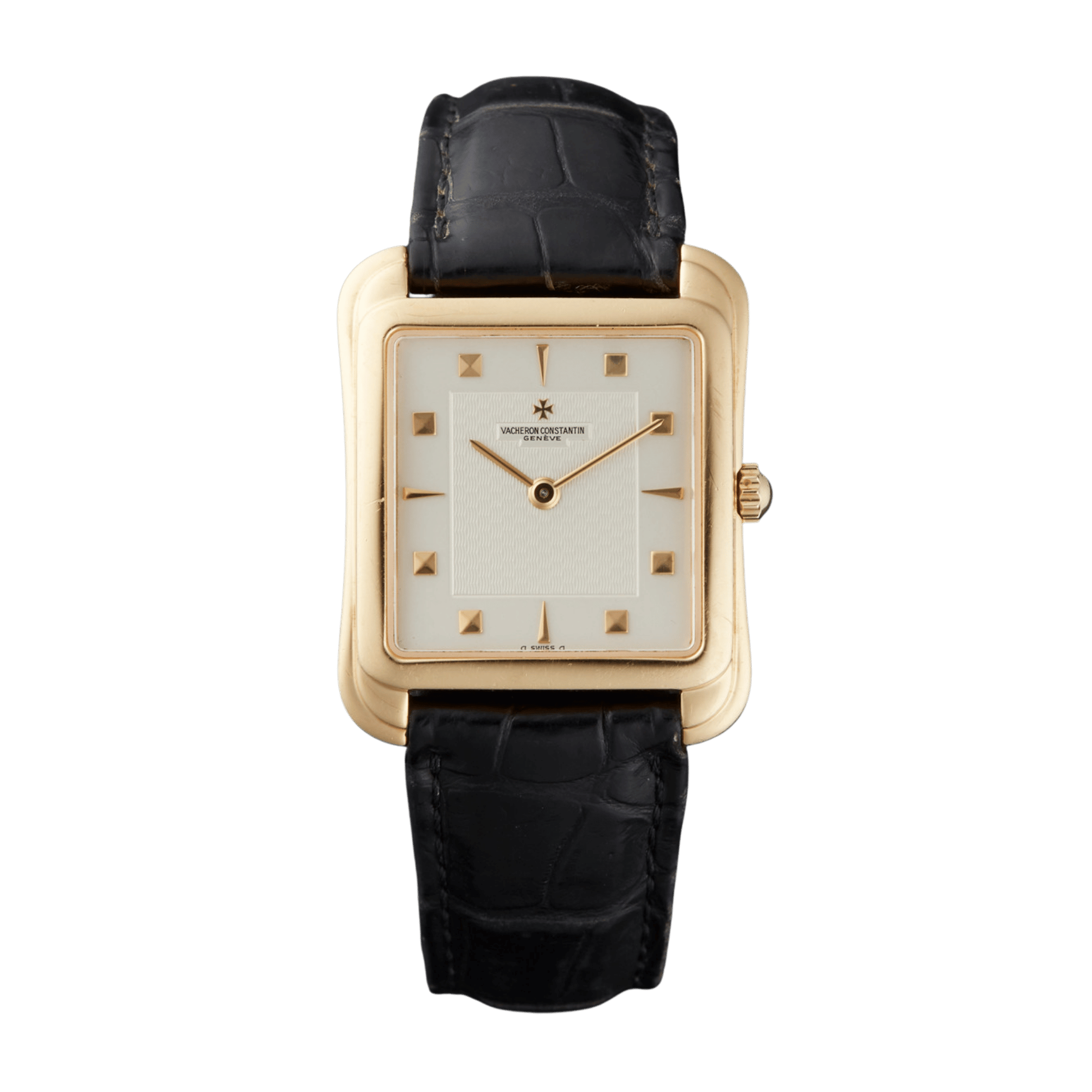 Vintage Toledo Yellow Gold Silver Dial 28mm Product Image