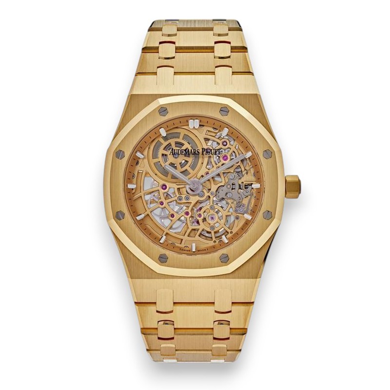 Royal Oak "Jumbo" Extra-Thin Openworked Yellow Gold 39mm Product Image 1