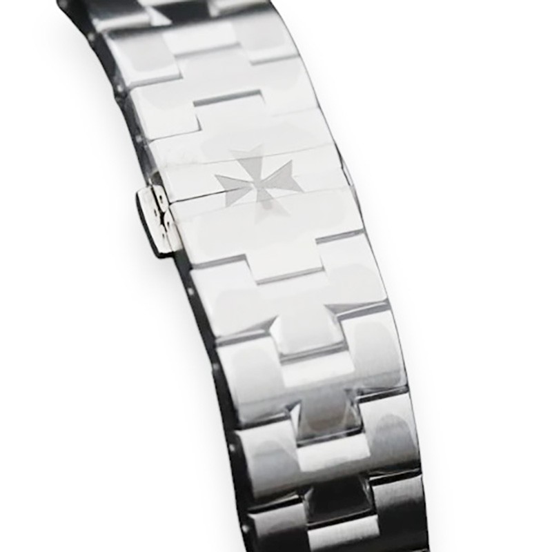 Overseas Chronograph Steel Black Dial 43mm Product Image 4