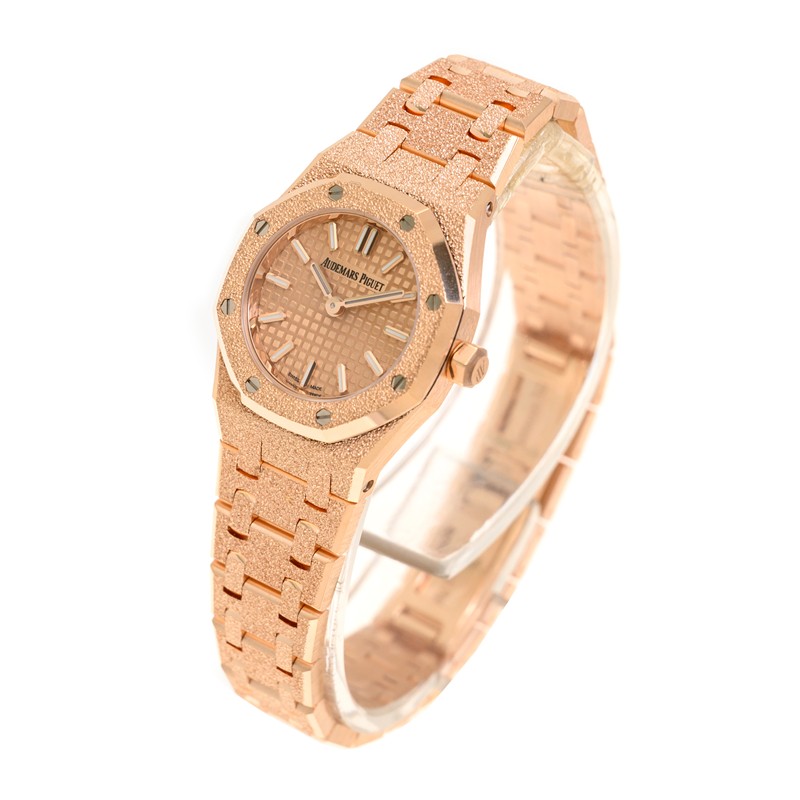 Royal Oak Mini Frosted Rose Gold Pink Dial 23mm Product Image 2