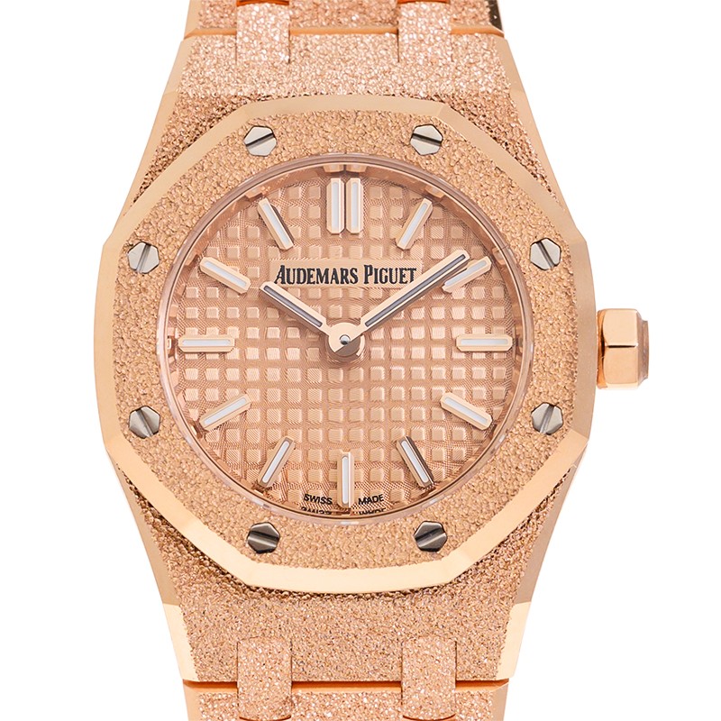 Royal Oak Mini Frosted Rose Gold Pink Dial 23mm Product Image 3