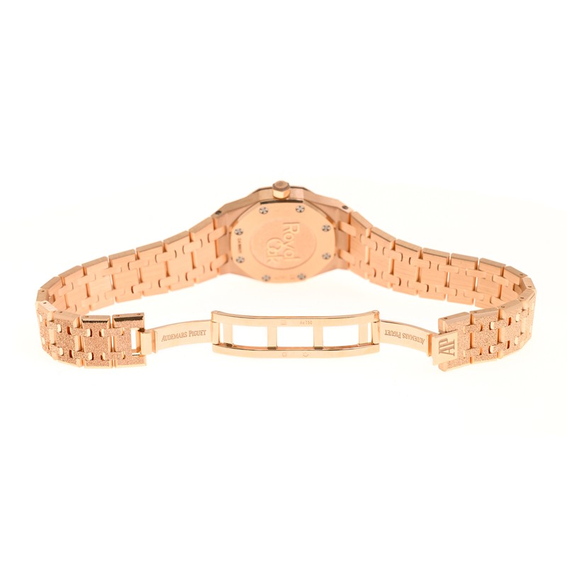 Royal Oak Mini Frosted Rose Gold Pink Dial 23mm Product Image 5