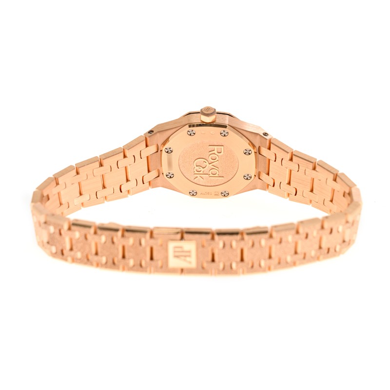 Royal Oak Mini Frosted Rose Gold Pink Dial 23mm Product Image 4