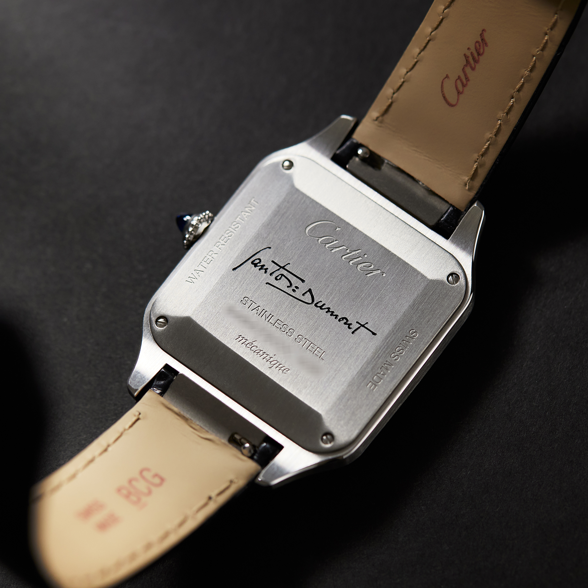 Santos-Dumont Steel Black Dial 31mm Product Image