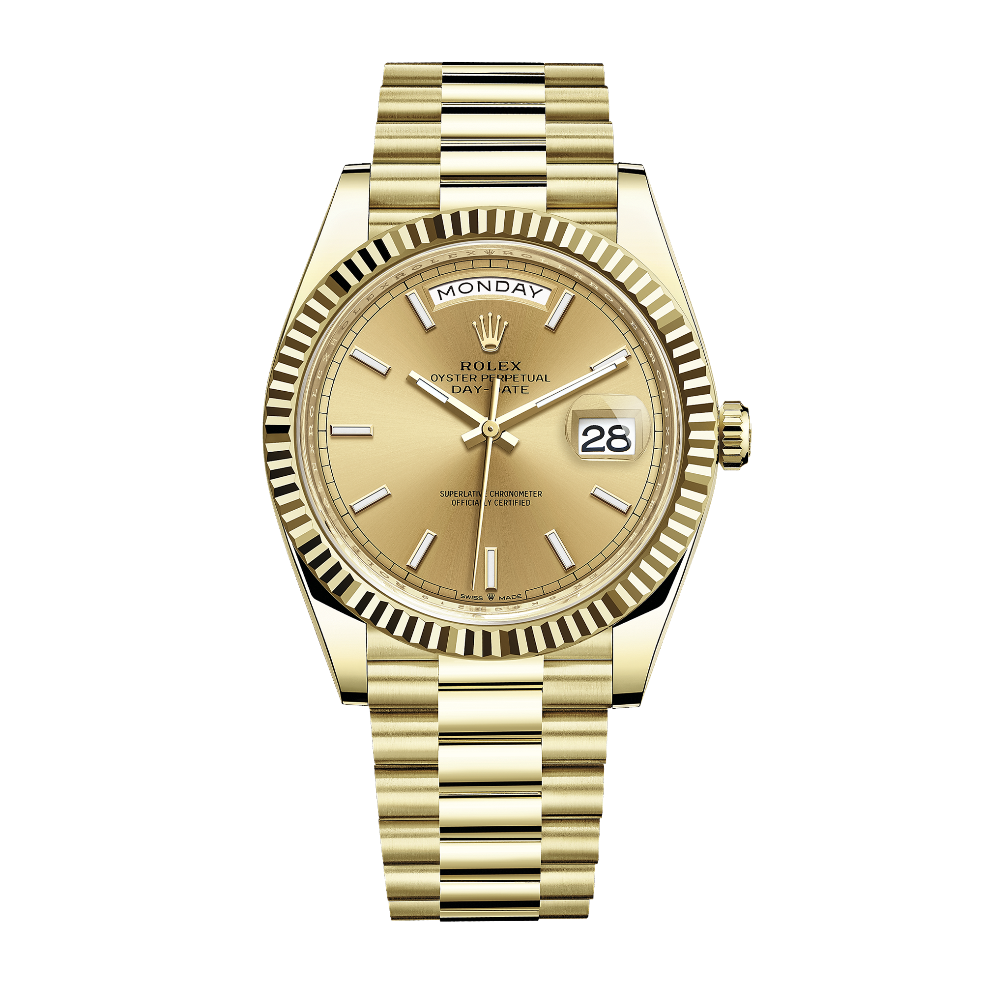 Day-Date Yellow Gold Champagne Dial 40mm Product Image
