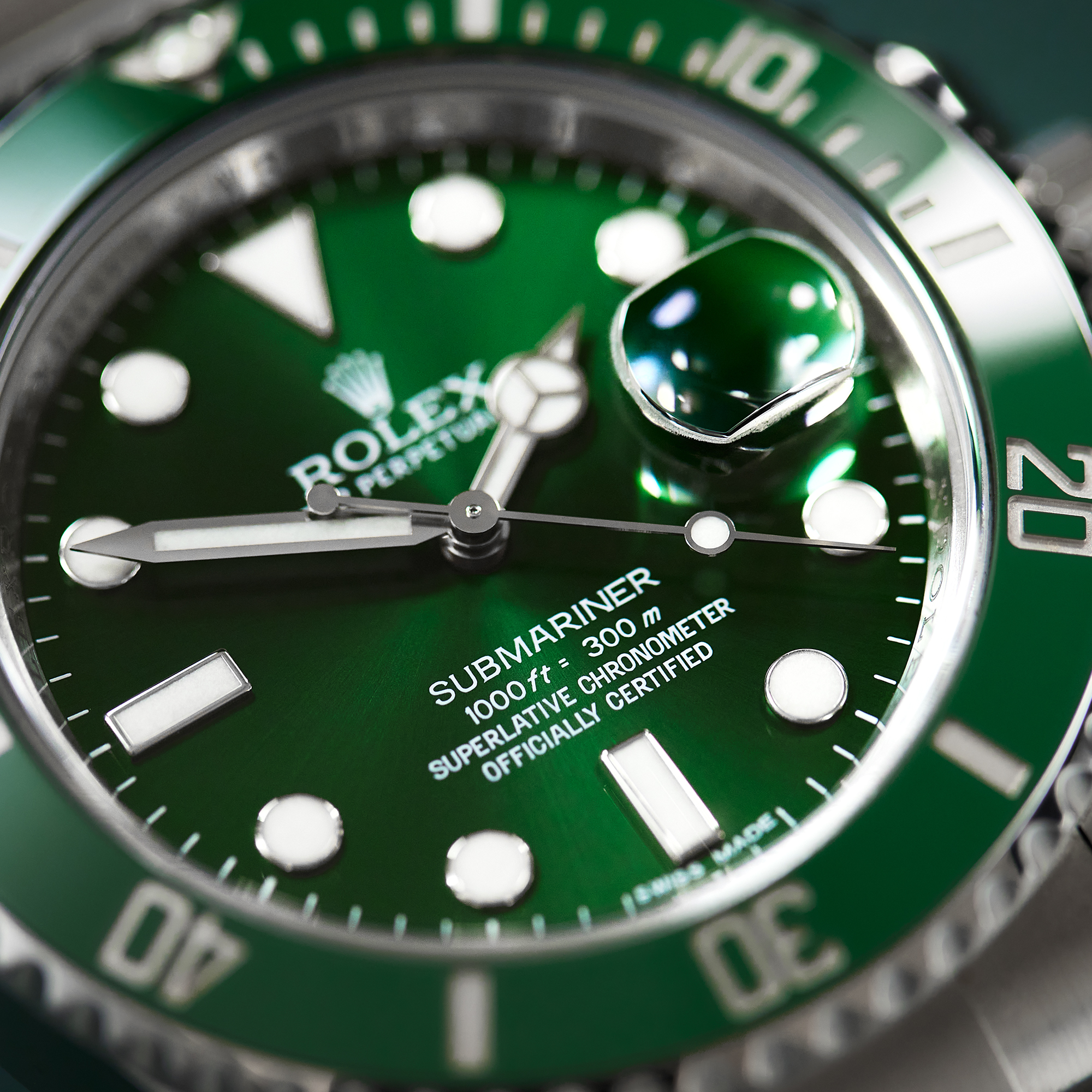 Submariner Date Steel Green Dial "Hulk" 40mm Product Image