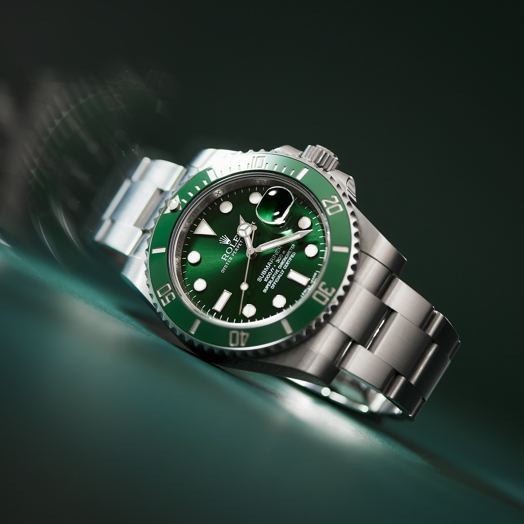 Submariner Date Steel Green Dial "Hulk" 40mm Product Image