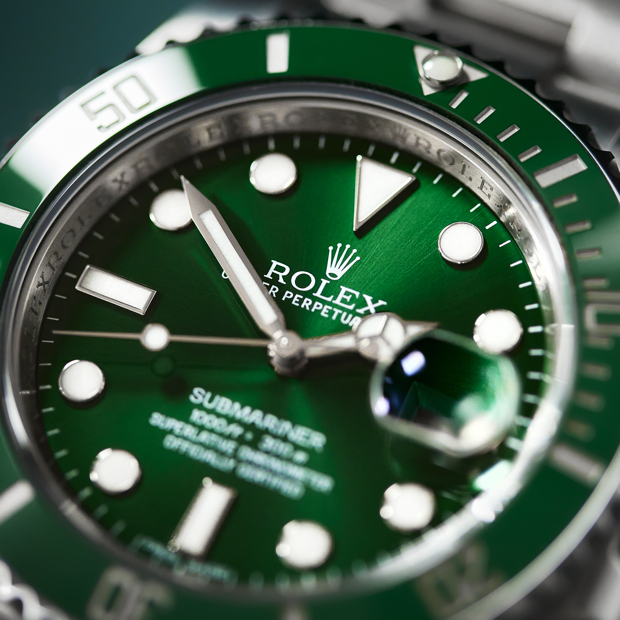 Submariner Date Steel Green Dial "Hulk" 40mm Product Image