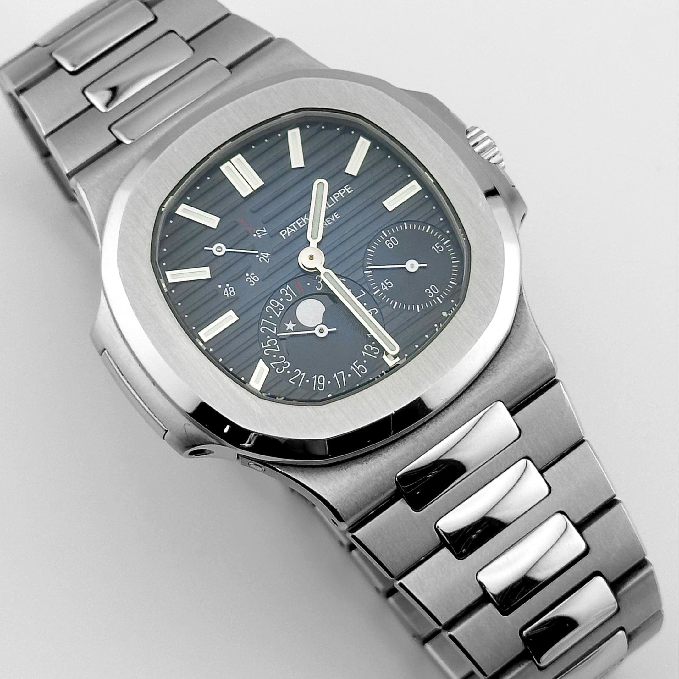 Nautilus Moonphase Steel Blue Dial 40mm Product Image 1