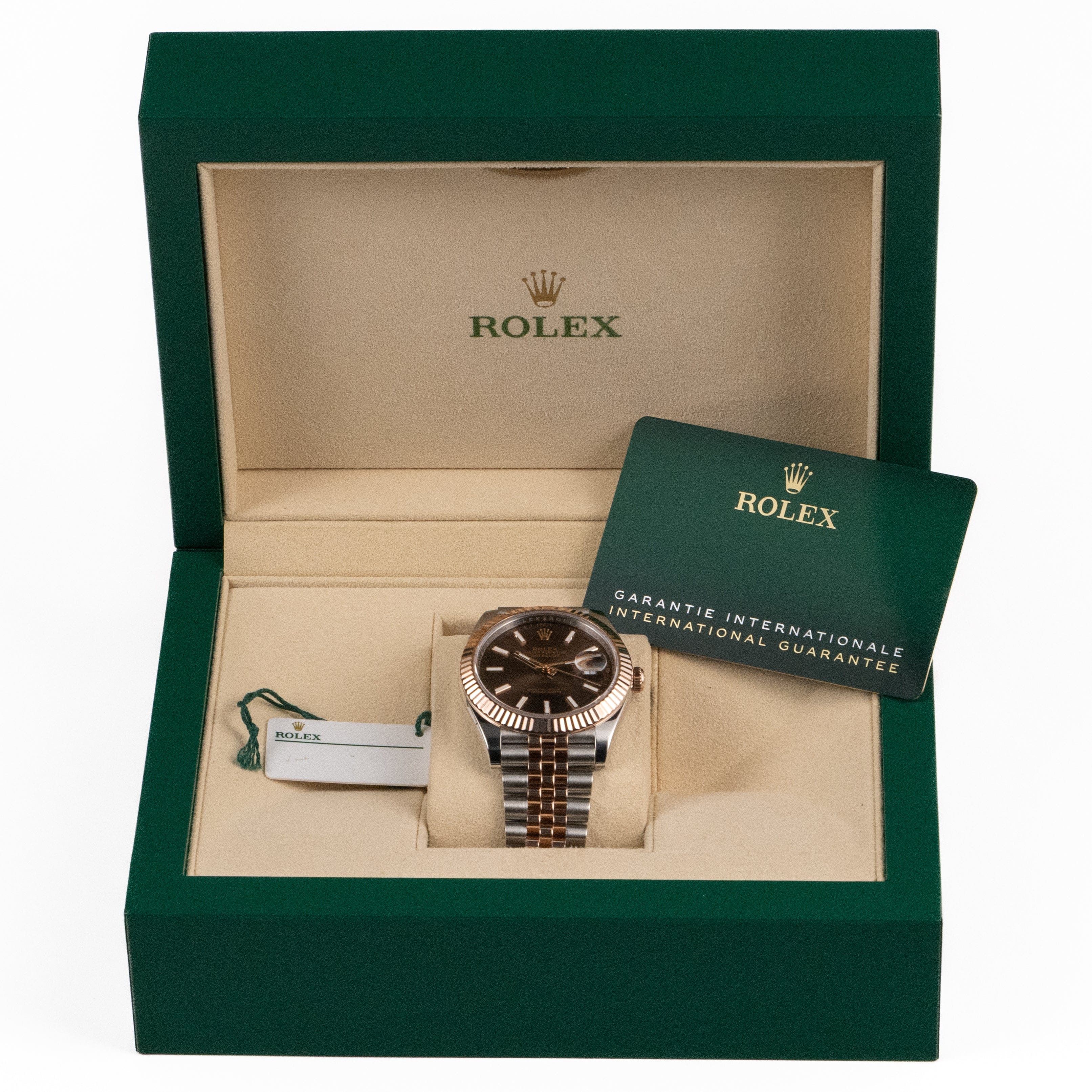 Datejust Rose Gold & Steel Jubilee Brown Dial 41mm Product Image 10