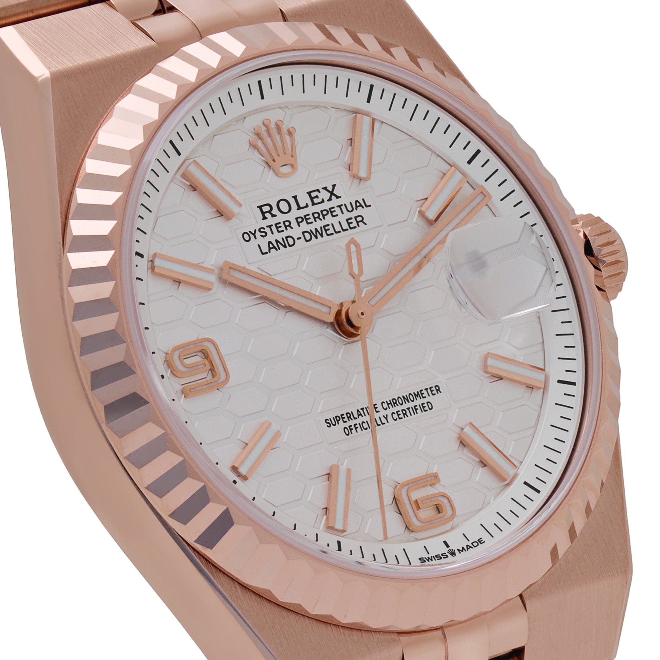Land-Dweller Rose Gold Jubilee White Dial 36mm Product Image 3