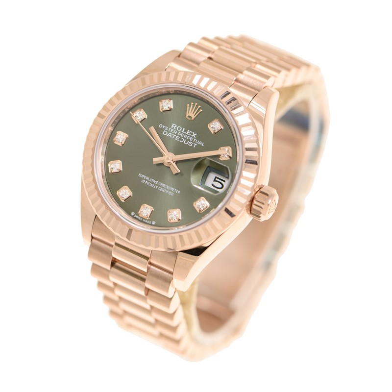 Lady-Datejust Rose Gold Green Dial 28mm Product Image 2
