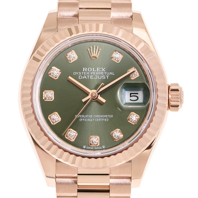 Lady-Datejust Rose Gold Green Dial 28mm Product Image 3
